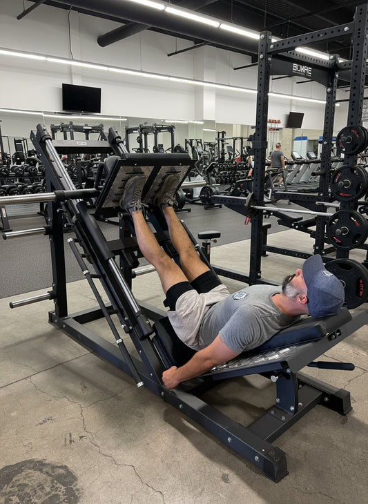 45° Plate-Loaded Leg Press & Hack Squat Combo Machine