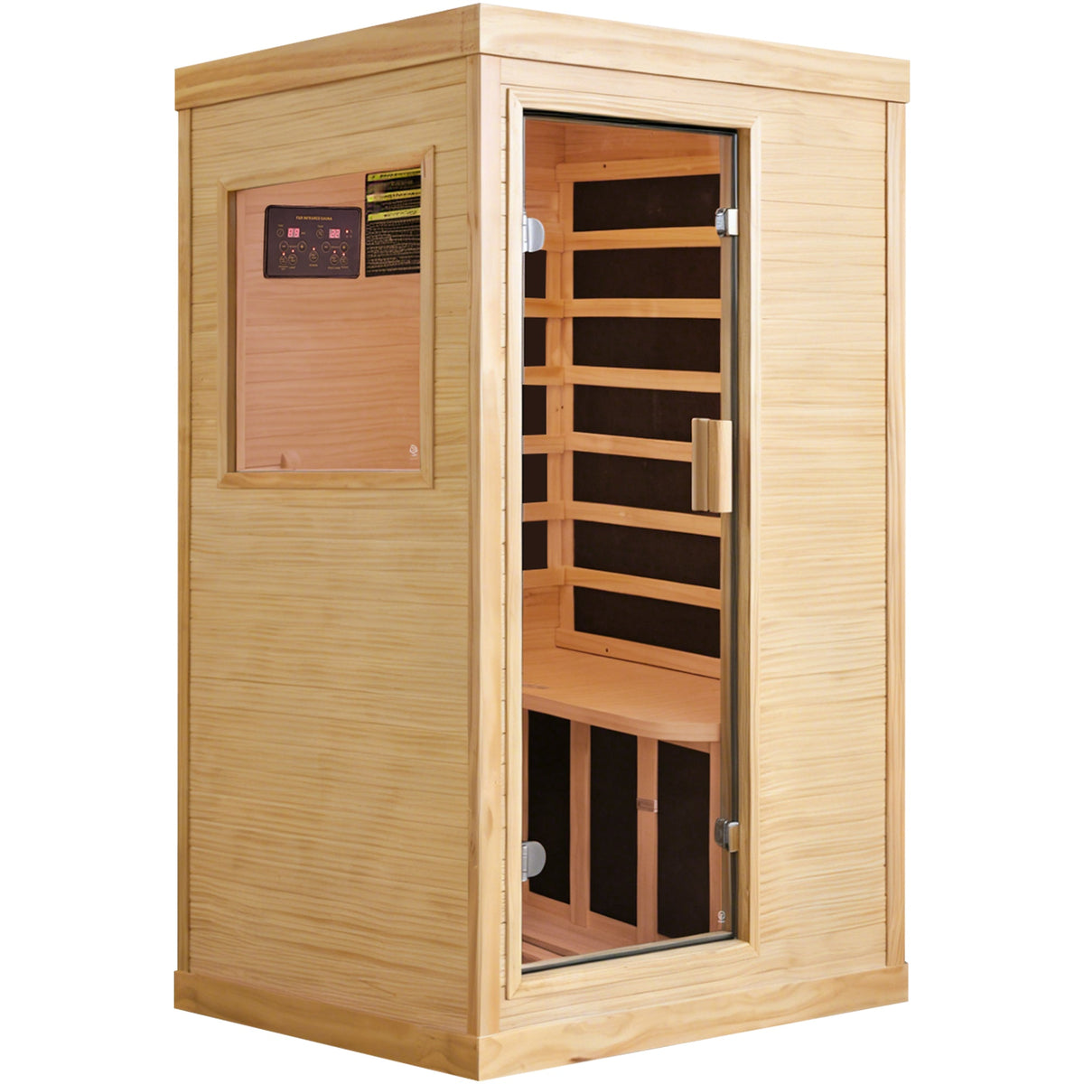 Single Person Indoor Sauna Room – Chilean Pine | 7 Carbon Heating Plates