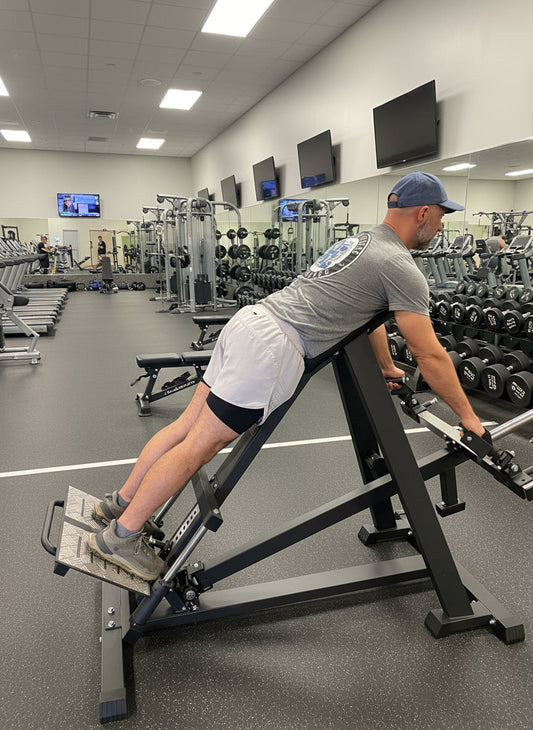 Adjustable Plate-Loaded T-Bar Row Machine