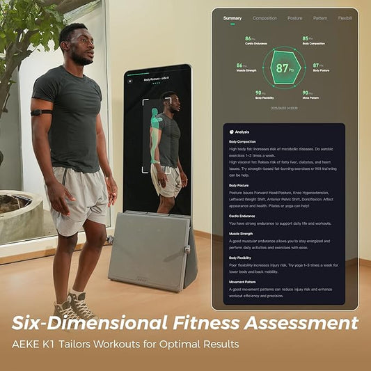 AEKE K1 Smart Home Gym with 43-Inch 4K Touchscreen