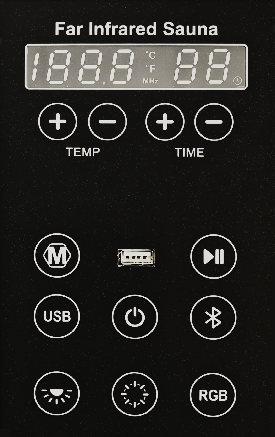 XY-902VY Far Infrared Sauna Room | 6-Panel Home Sauna with Bluetooth & Touch Control