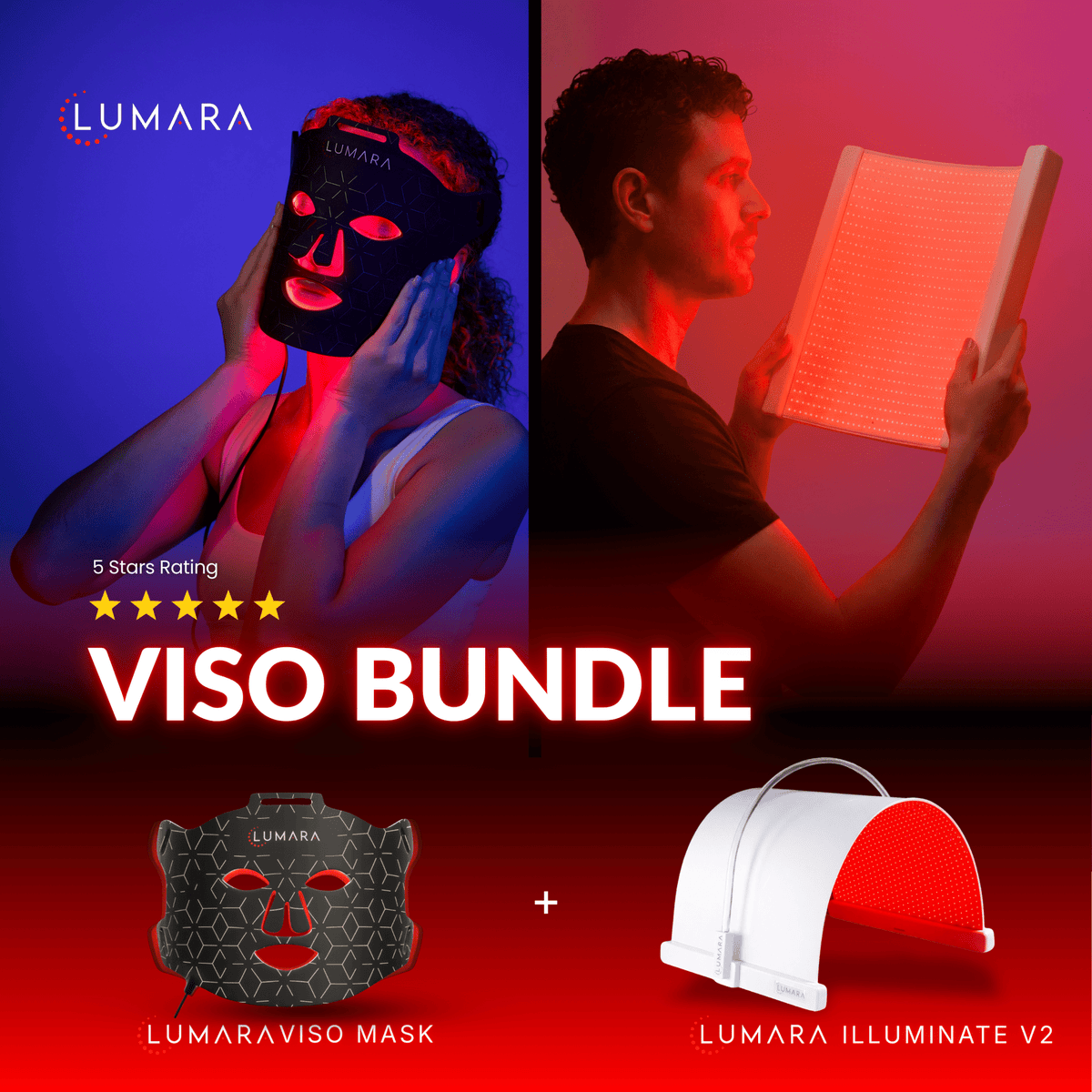 VISO Red Light Therapy Mask FDA 510(k) Cleared