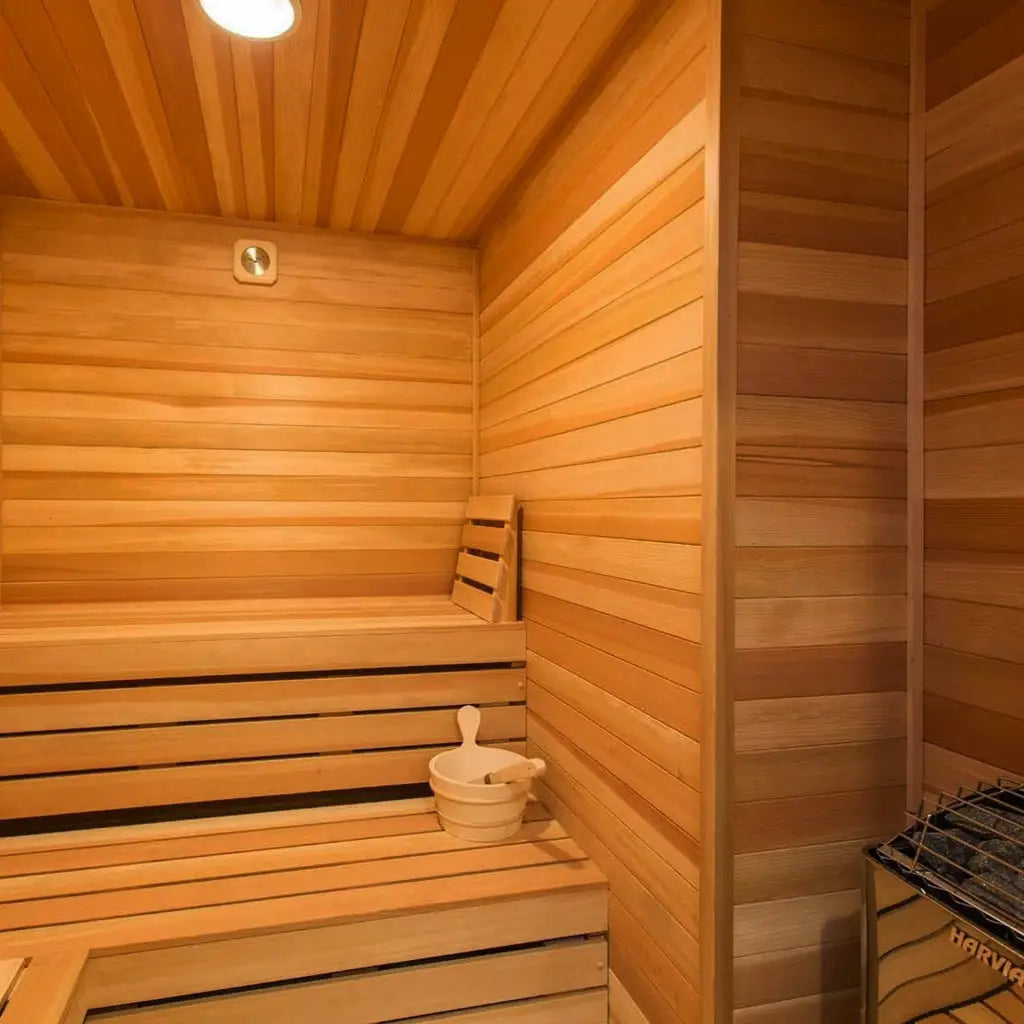 Carbon Smart Saunas - 3' x 4' x 8' - by Finnish Sauna Builders