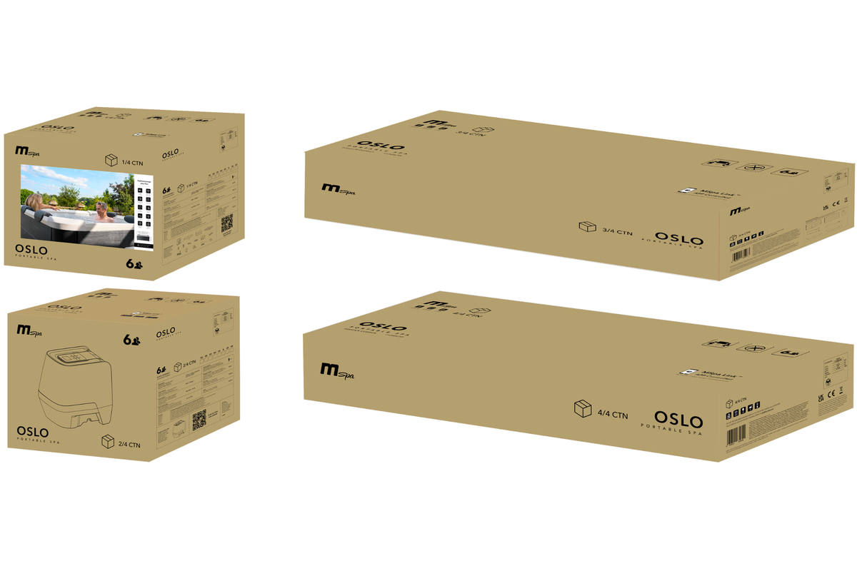 MSpa Oslo Frame Series 6-Person Hot Tub