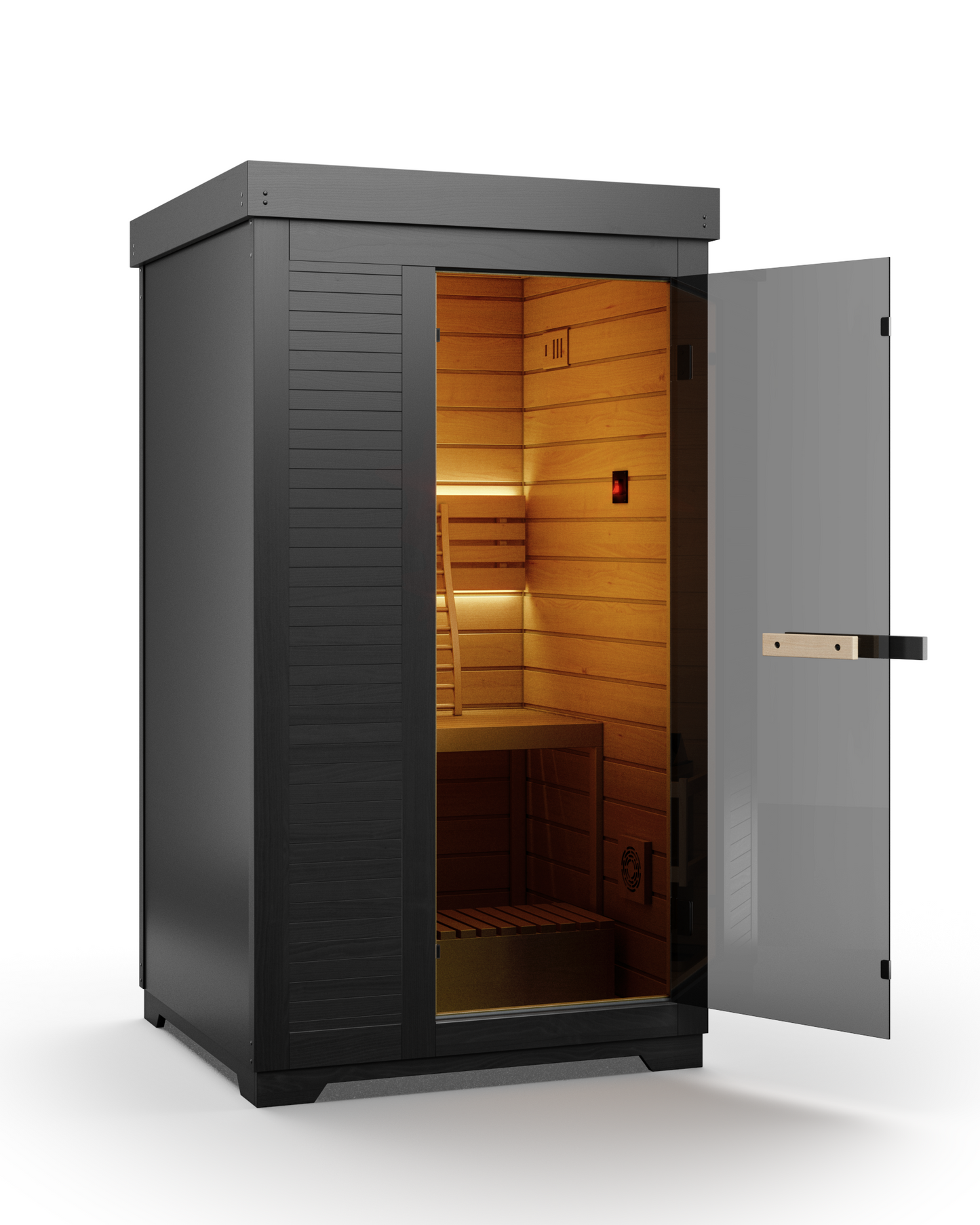 SaunaBox® Forge 1-Person Outdoor Traditional Finnish Sauna