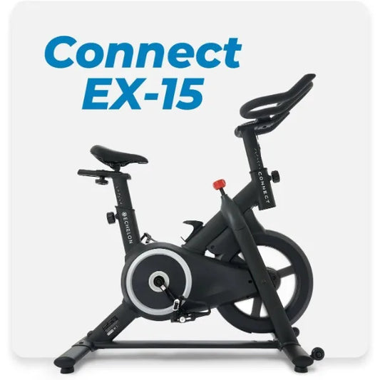 Echelon EX-15 Smart Connect Fitness Bike with 32-Level Resistance & Echelon Fit App Compatible