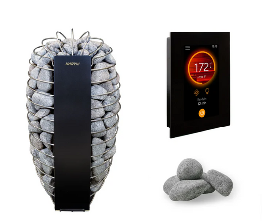 Harvia Spirit Electric Sauna Heater with Stones & WiFi Control
