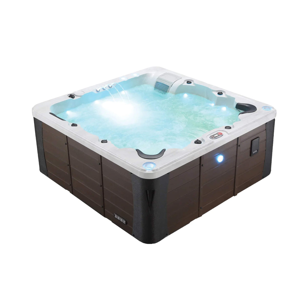 CSC Kansas 6-Person 240V 46-Jet Spa with Glacier Filtration
