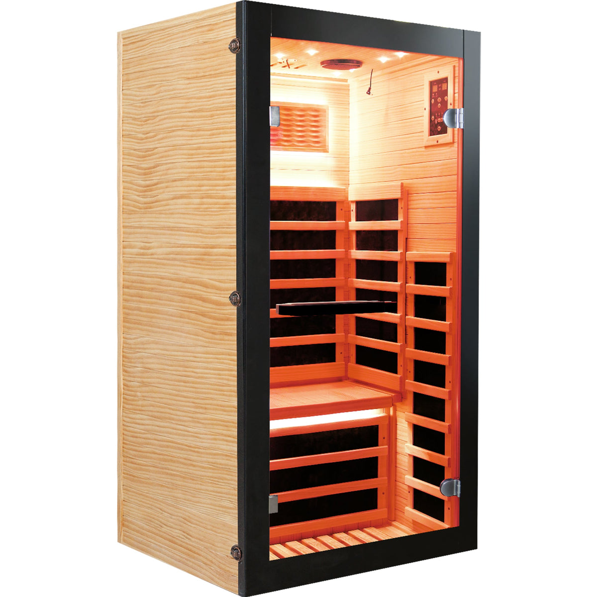 Chilean Pine Single-Person Sauna Cabin
