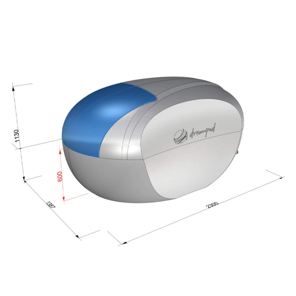 Dreampod Home Float Plus Fiberglass Float Tank