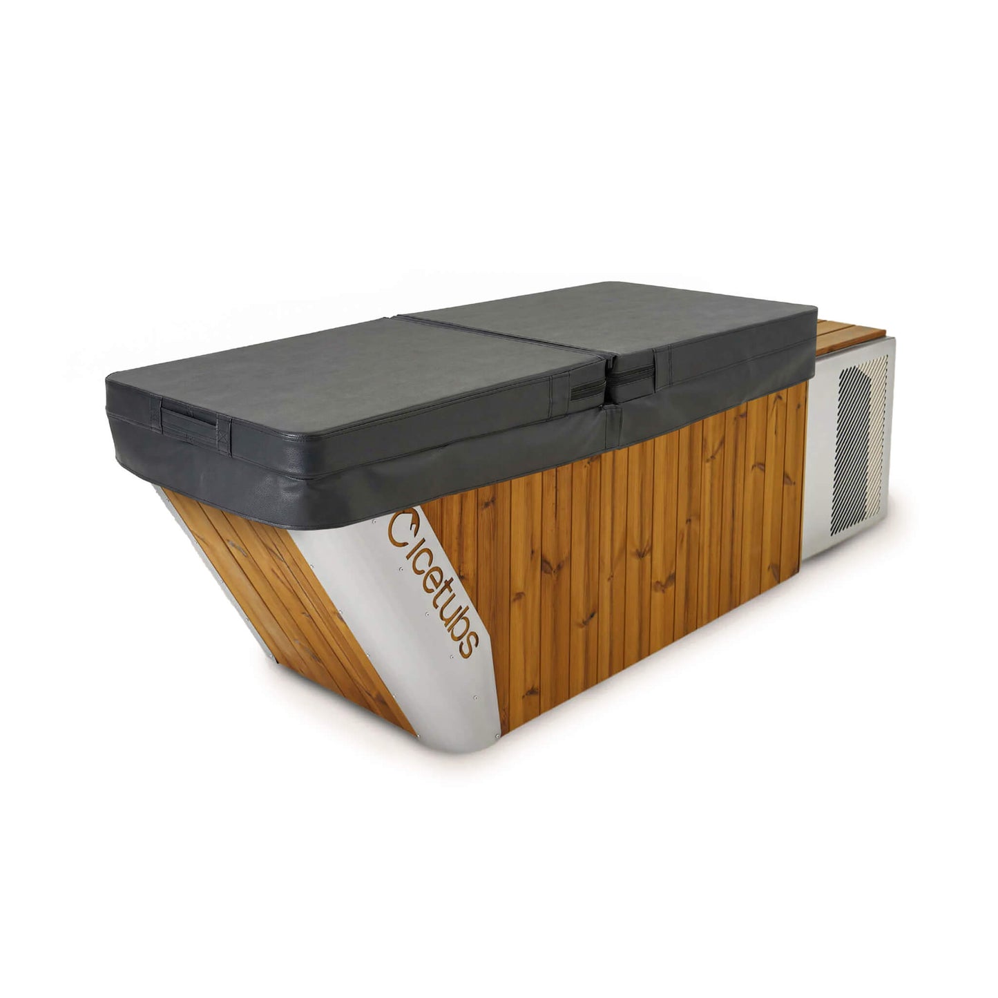 Icetubs IceBath Thermowood And Stainless Steel Cold Therapy Immersion Bath (SAK94720)