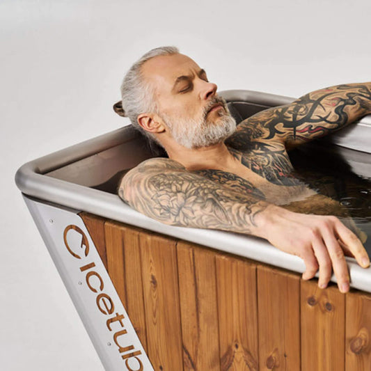 Icetubs IceBath – Thermowood & Stainless Steel Cold Therapy Immersion Bath