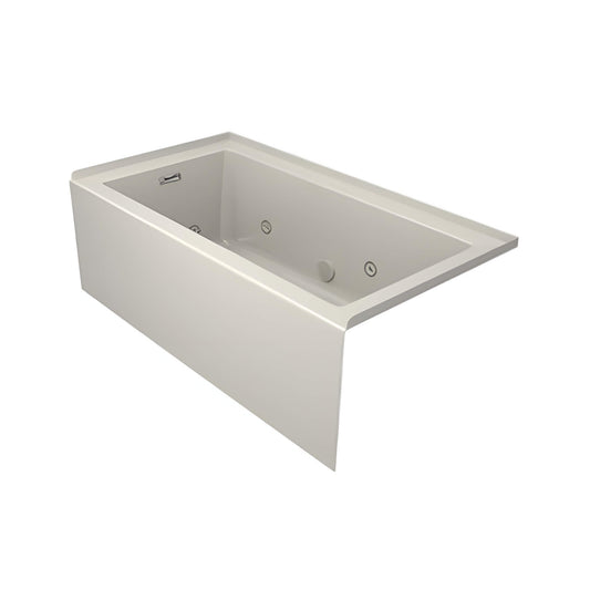 Jacuzzi Linea 60-Inch Acrylic Whirlpool Bathtub with Air & Water Therapy System