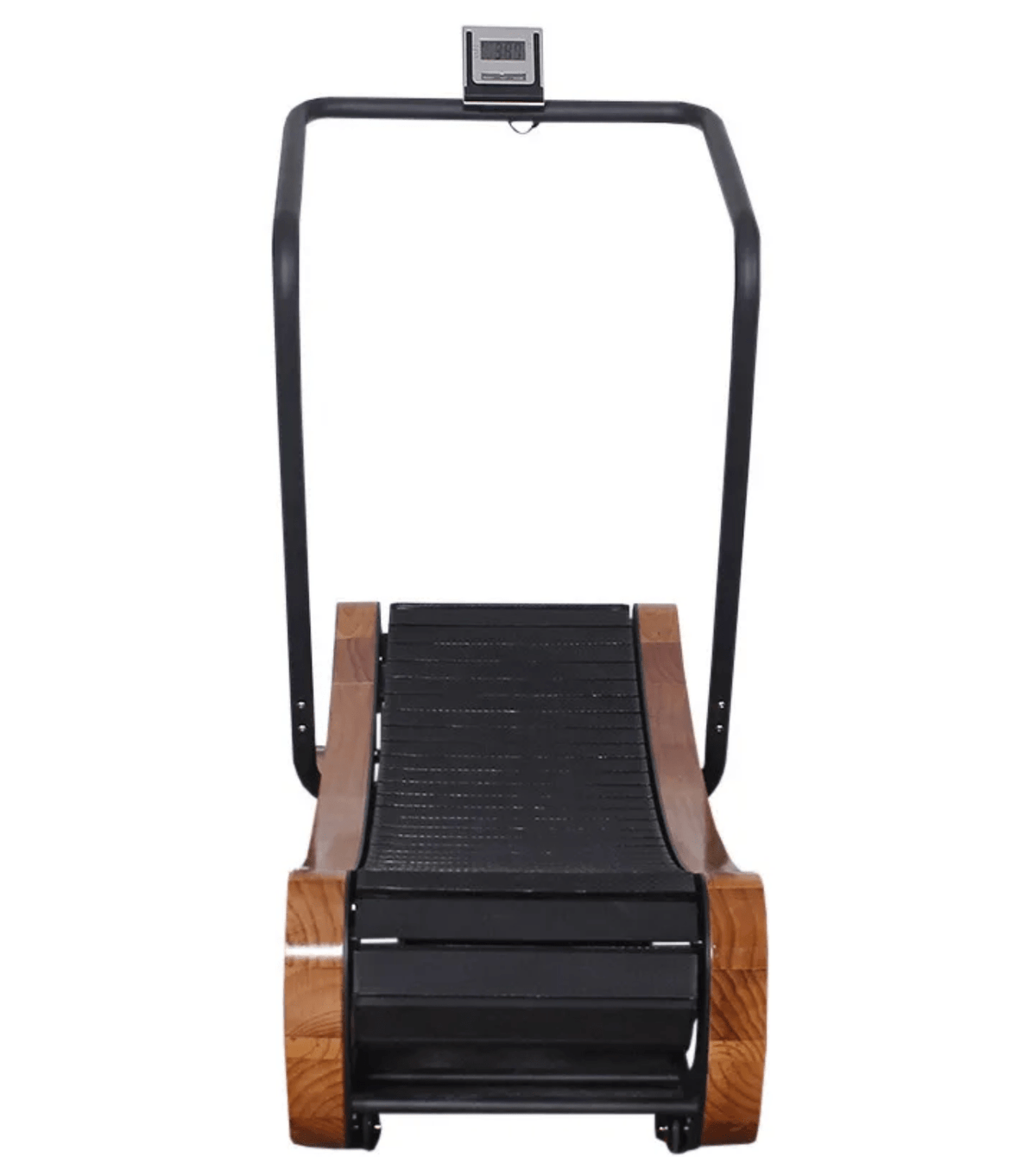 MedEq R2000 Solid Wood Curved Treadmill – Self-Powered Slat Belt Runner