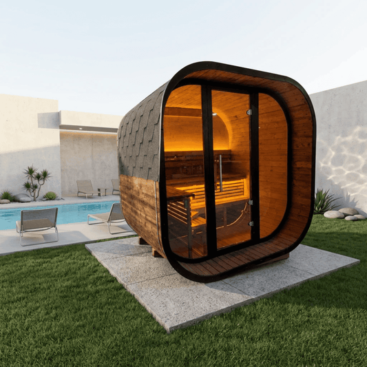 Handmade 4-Person Cedar Wood Sauna | Indoor Home Sauna