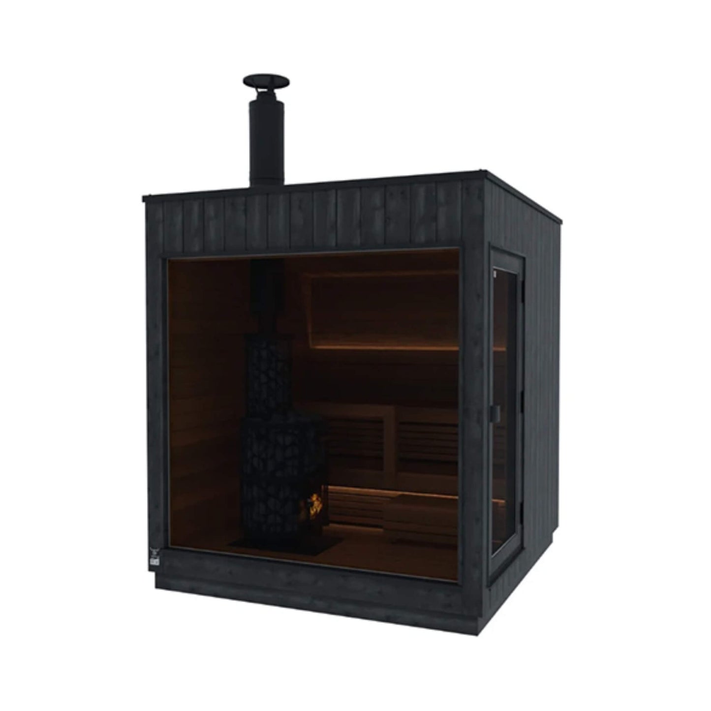 ThermaSol Nordic Misty Outdoor Sauna Cabin – 2 to 5 Person, Fully Assembled, Made to Order