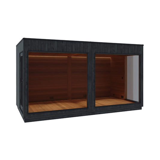 ThermaSol Nordic Misty XL Lounge 2-Entrance Outdoor Cabin | Fully Assembled