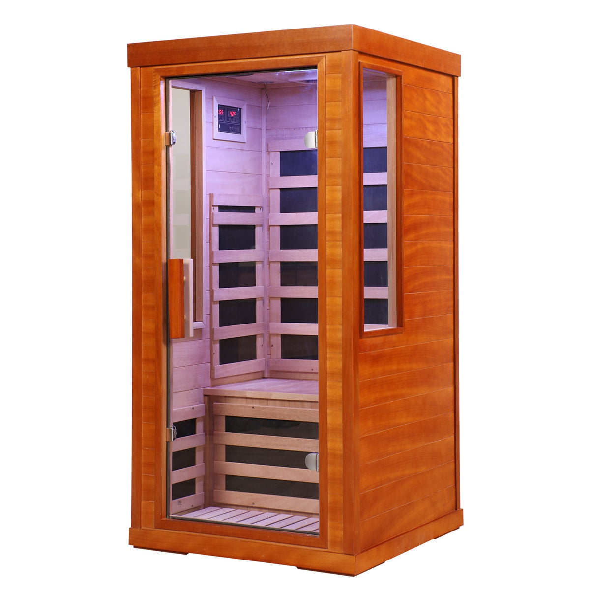 Home Dry Infrared Sauna with Bluetooth and LED Lighting