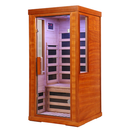 Home Dry Infrared Sauna with Bluetooth and LED Lighting