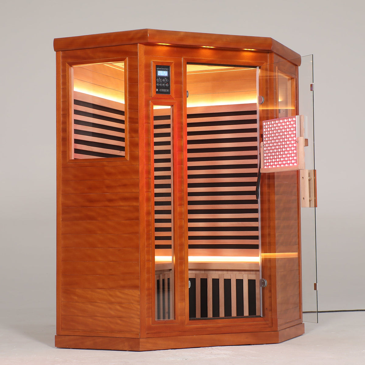 Two-Person Far Infrared Corner Sauna