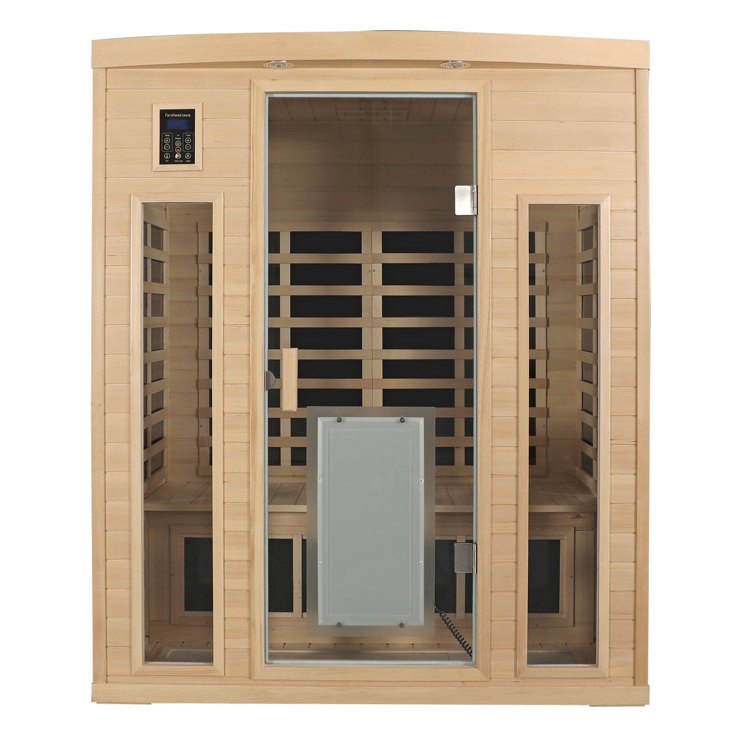 Hemlock Wood Far-Infrared Indoor Three Person Sauna Room