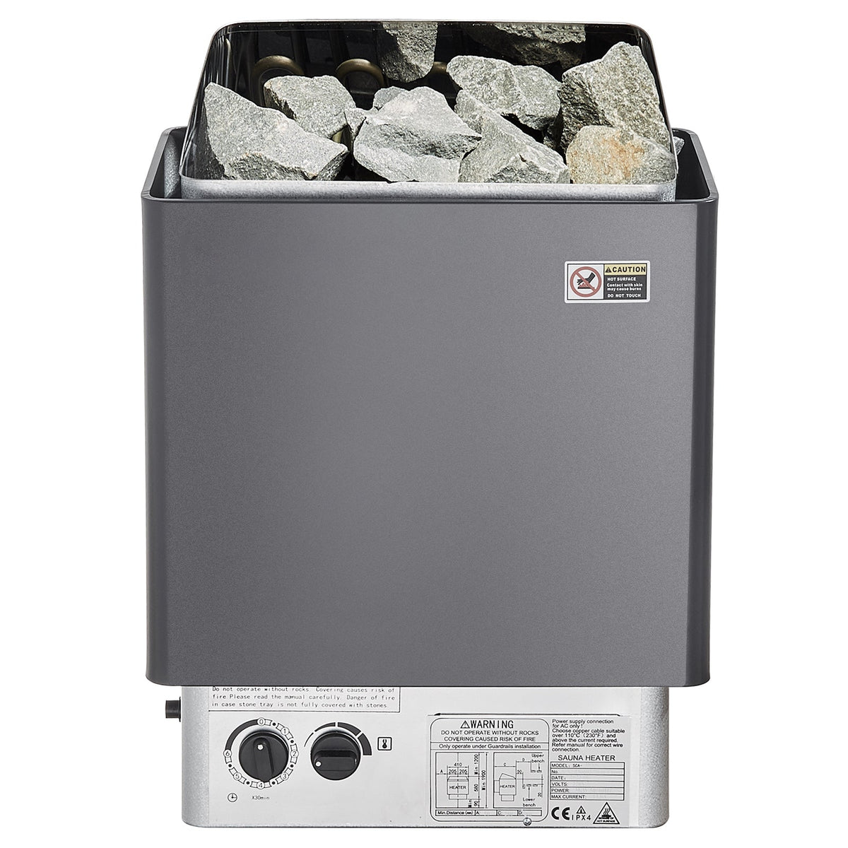 9 kW Electric Sauna Heater with Built-In Controls