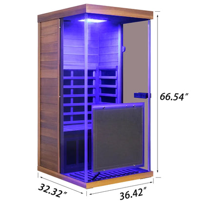 1 Person Infrared Sauna Wizzisaunas 909MRX (R/L)