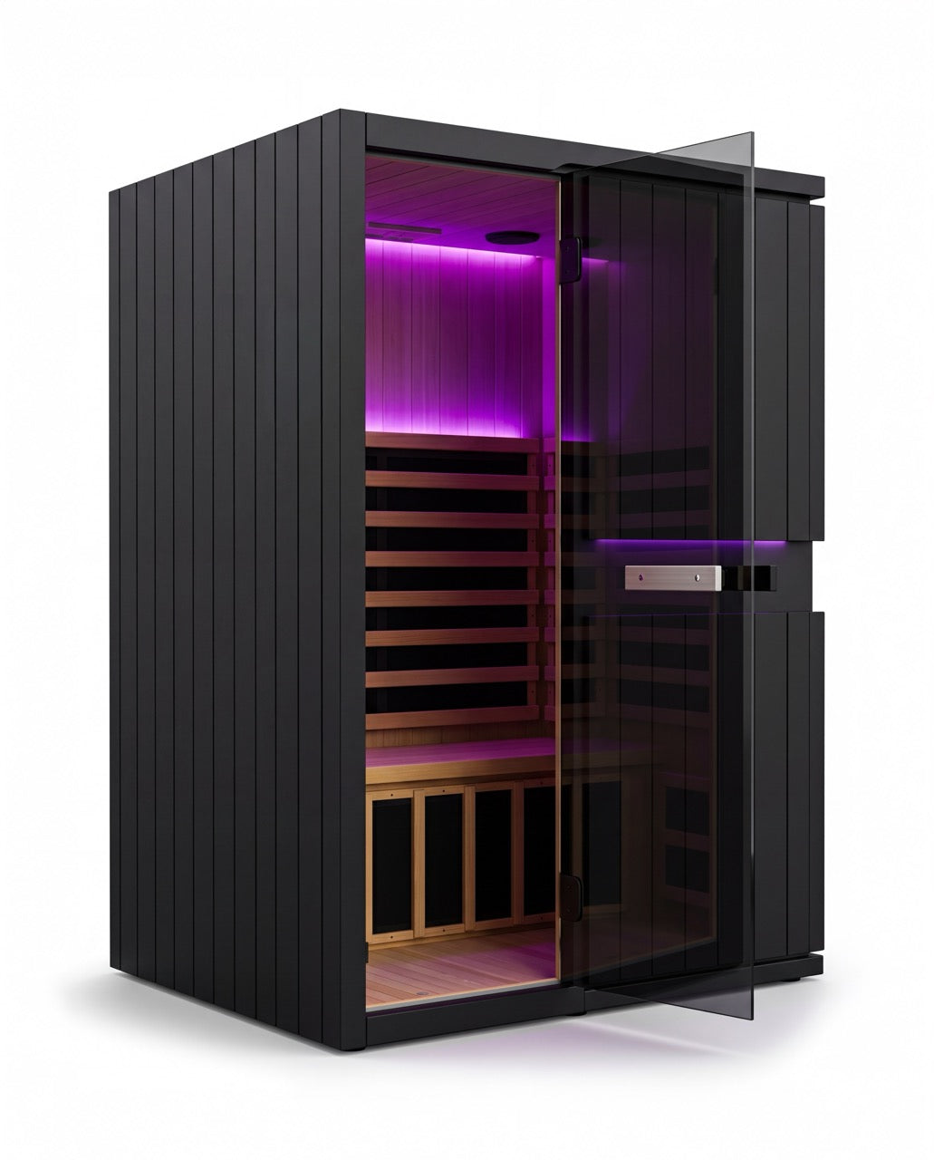 SaunaBox® Solara 2-Person: Full Spectrum Infrared Sauna