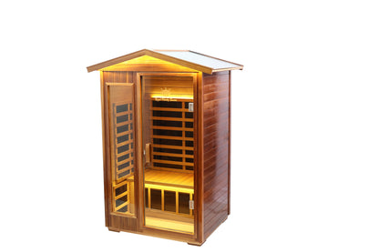 Two-Person Far-Infrared Outdoor Sauna