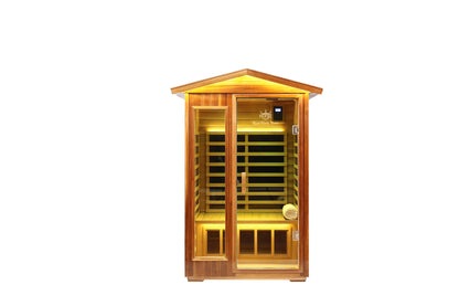 Two-Person Far-Infrared Outdoor Sauna