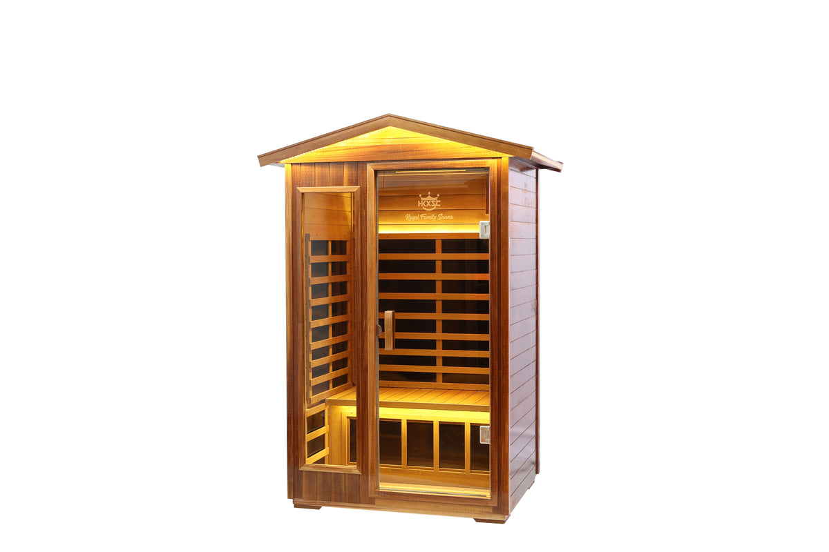 Two-Person Far-Infrared Outdoor Sauna