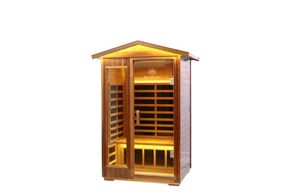Two-Person Far-Infrared Outdoor Sauna