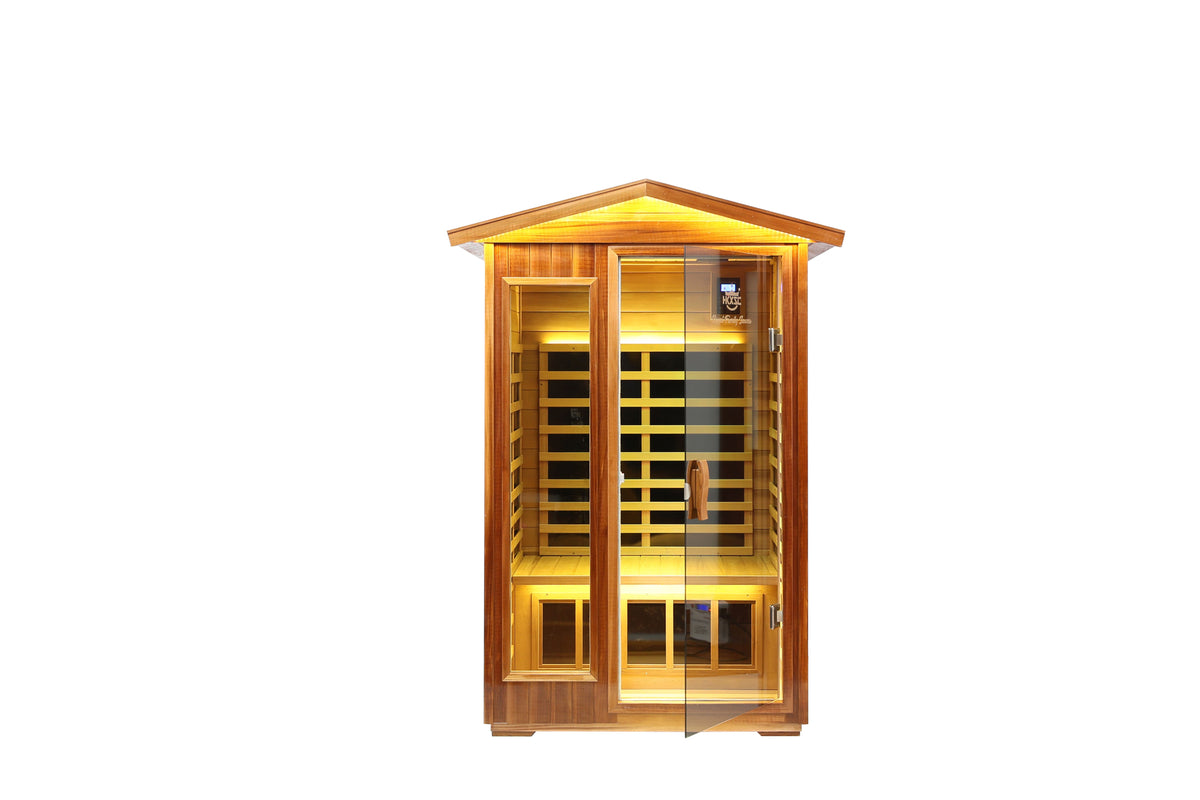 Two-Person Far-Infrared Outdoor Sauna