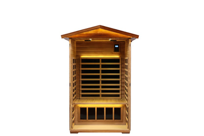 Two-Person Far-Infrared Outdoor Sauna