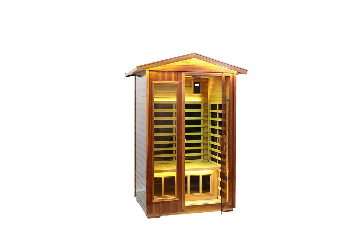 Two-Person Far-Infrared Outdoor Sauna