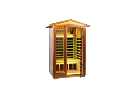 Two-Person Far-Infrared Outdoor Sauna