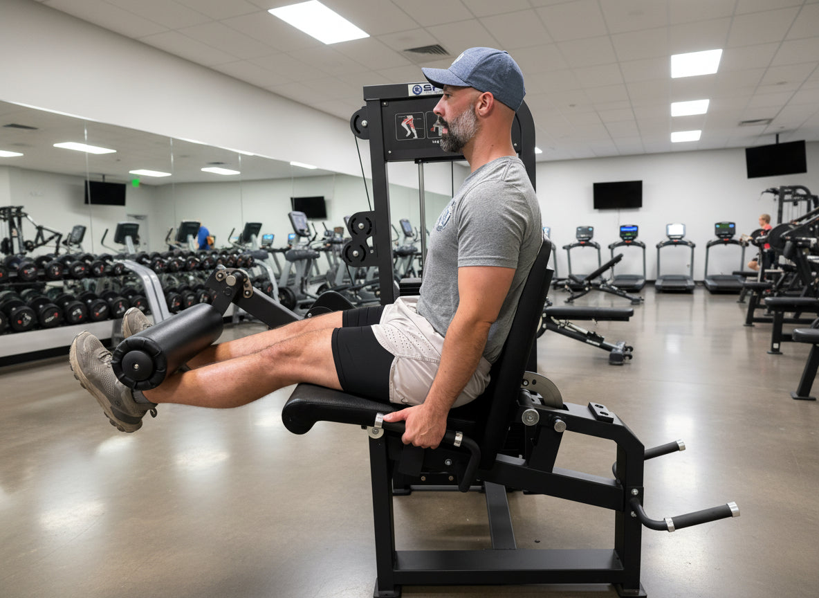 SFE Leg Extension & Prone Leg Curl Machine | 250 lb Stack