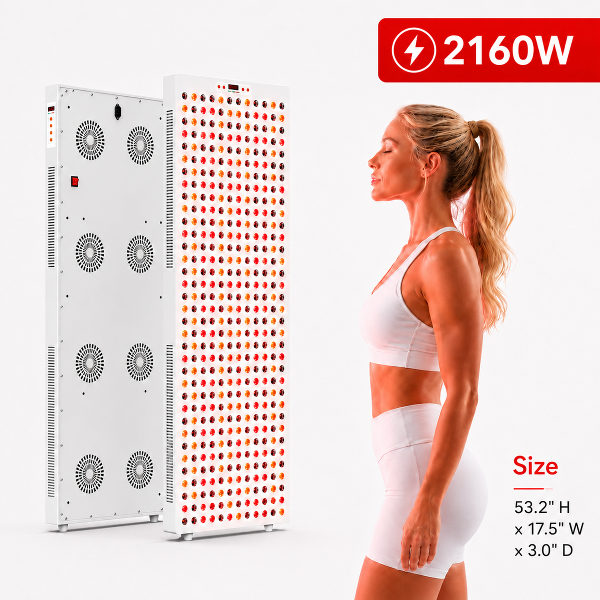 iReliev Full-Body Red & Near-Infrared Light Panel