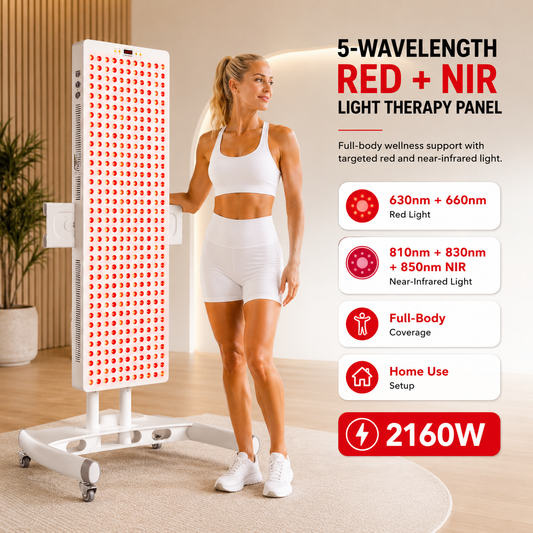iReliev Full-Body Red & Near-Infrared Light Panel