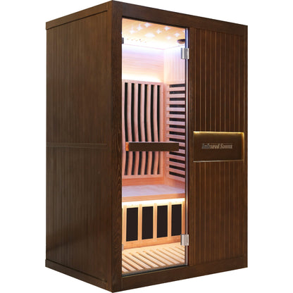 2165W Chilean Pine Home Sauna with 8 Heating Plates