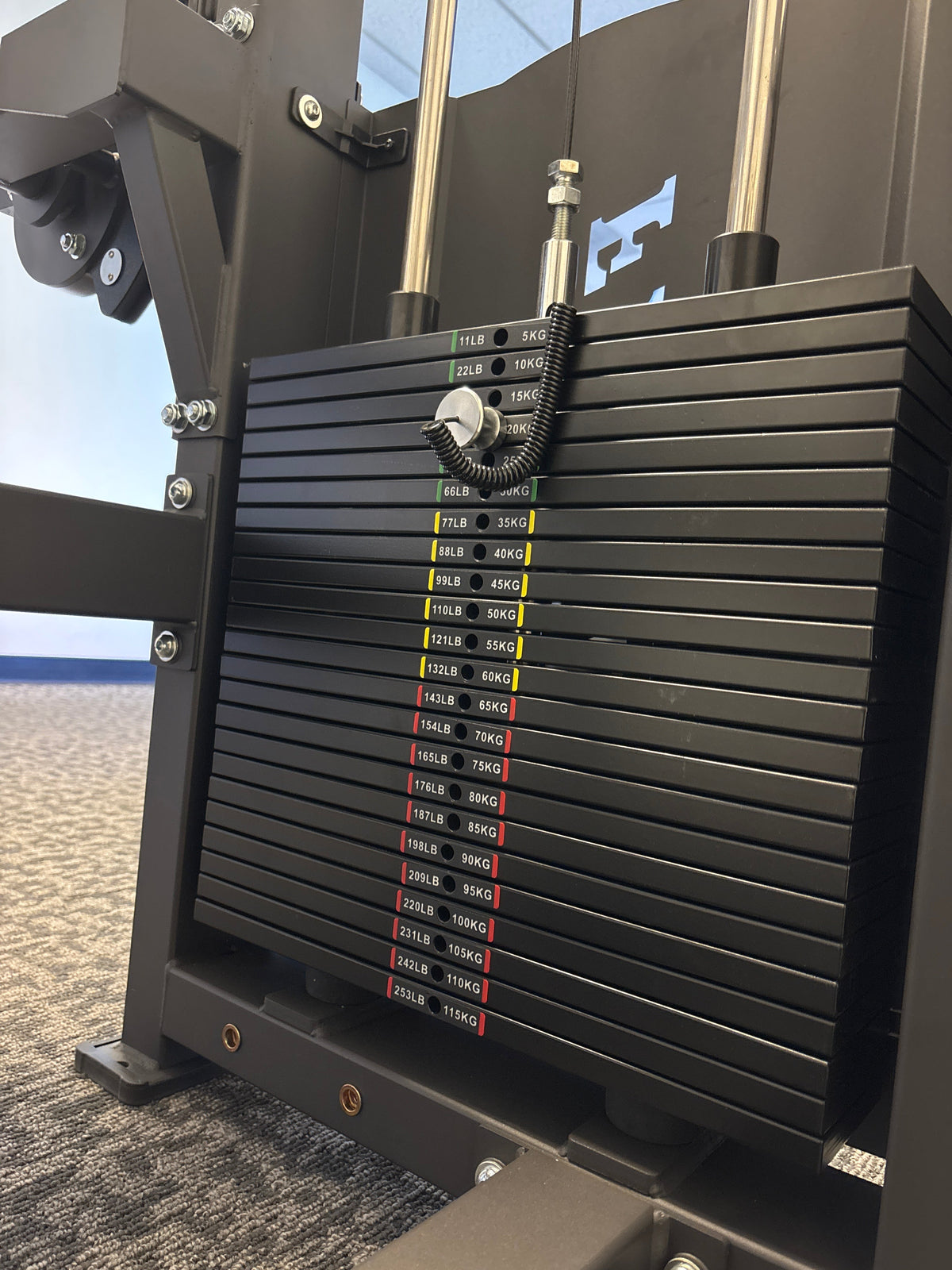 SFE Seated Leg Extension & Leg Curl Machine with 250 lb Stack
