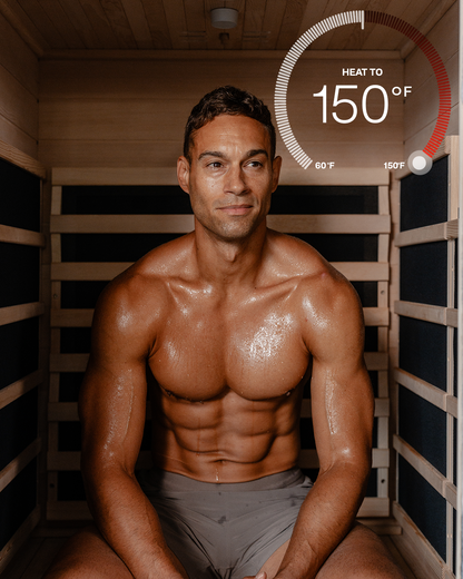 SaunaBox® Solara: 1-Person Full Spectrum Infrared Sauna