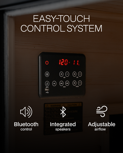 SaunaBox® Solara: 1-Person Full Spectrum Infrared Sauna