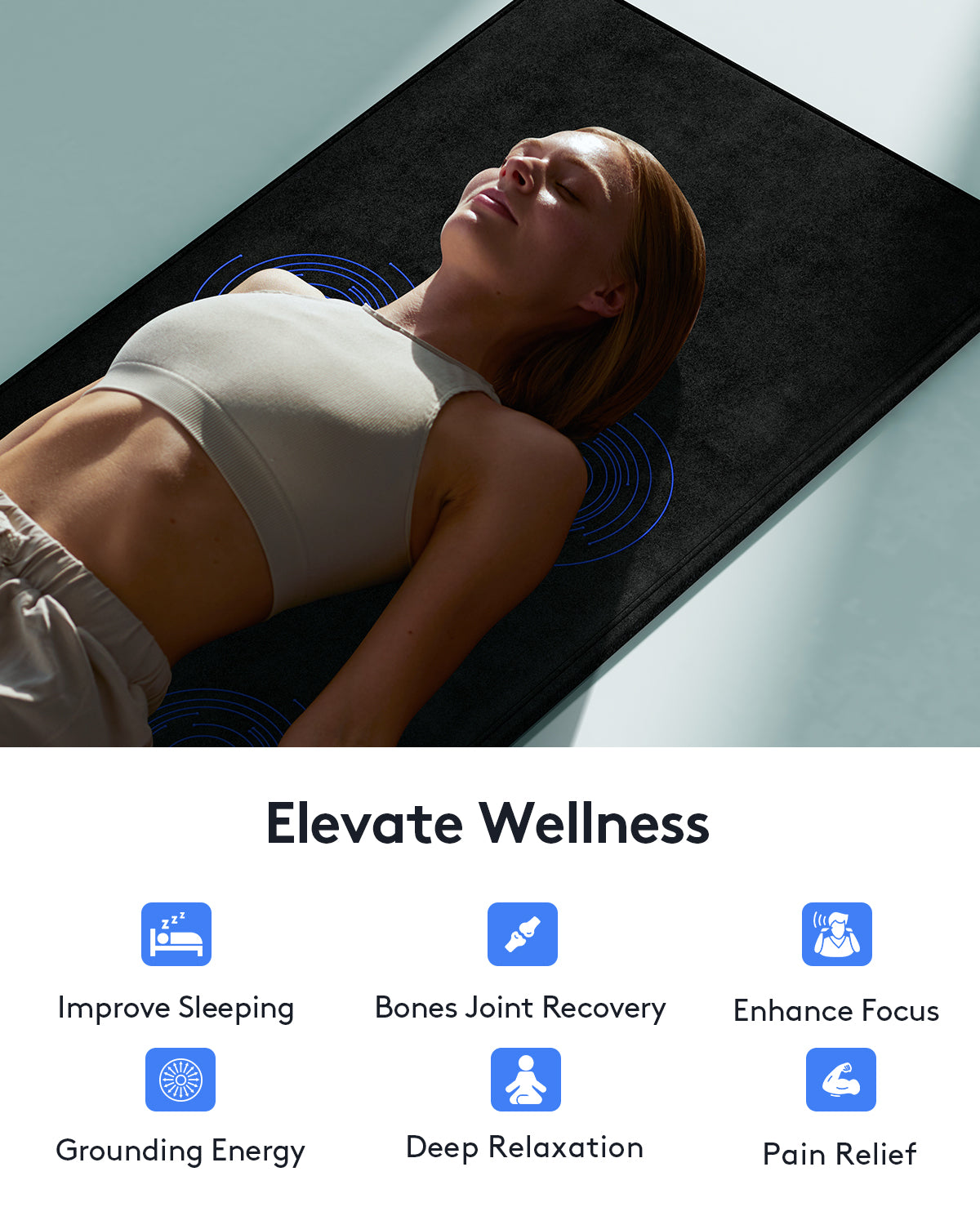 UTK PEMF Mat – Model H25P7-B | Adjustable Frequency Wellness Mat