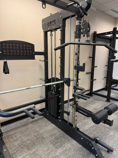 SFE All-in-One Home Gym with Smith Machine & Dual 220 lb Stacks