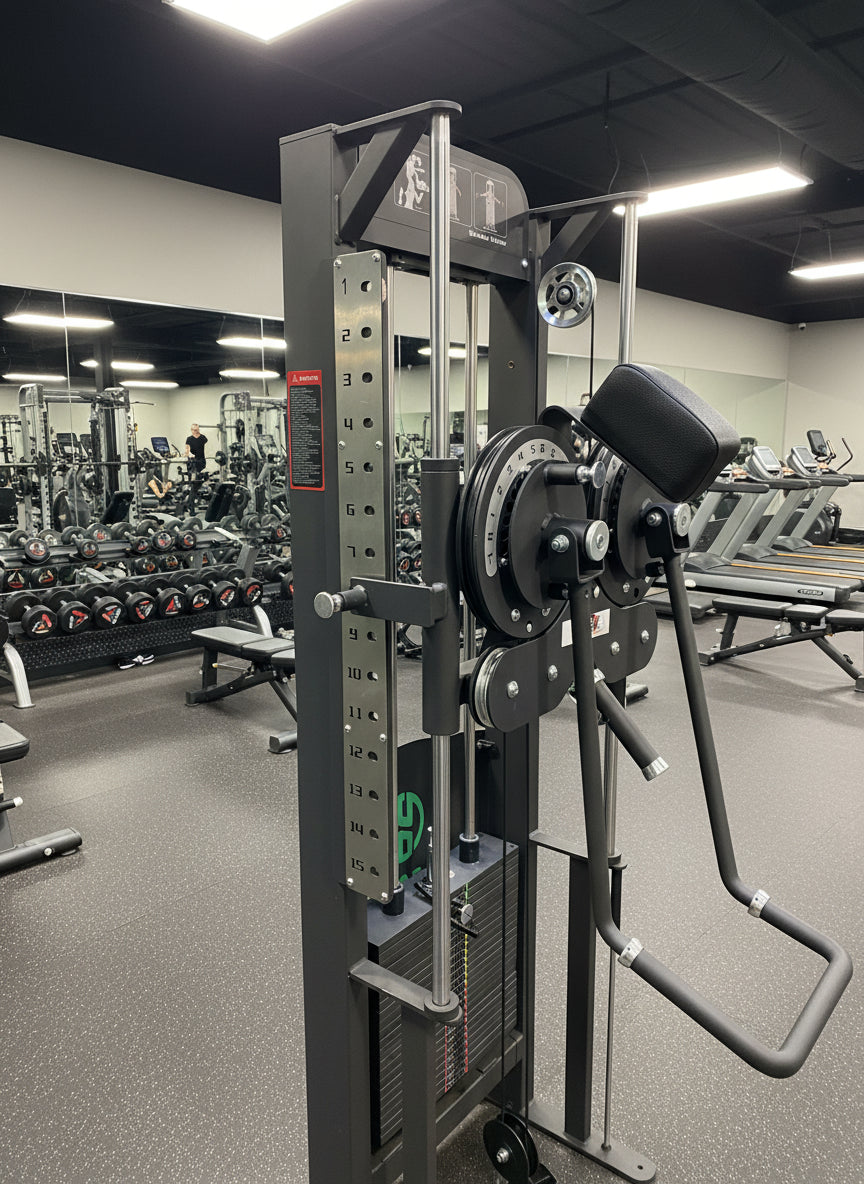 SFE Selectorized Standing Multi-Flight Shoulder & Chest Machine