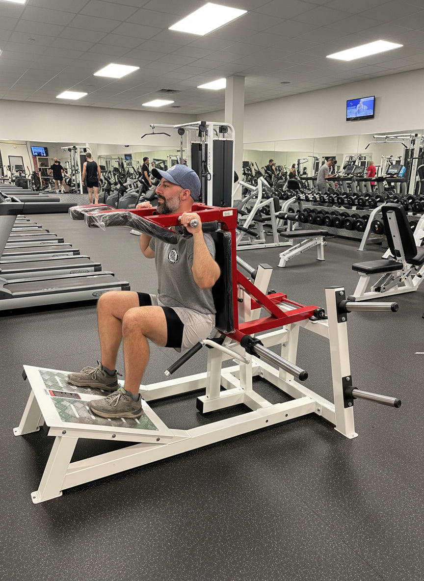 SFE Plate-Loaded Power Squat & Hack Squat Machine