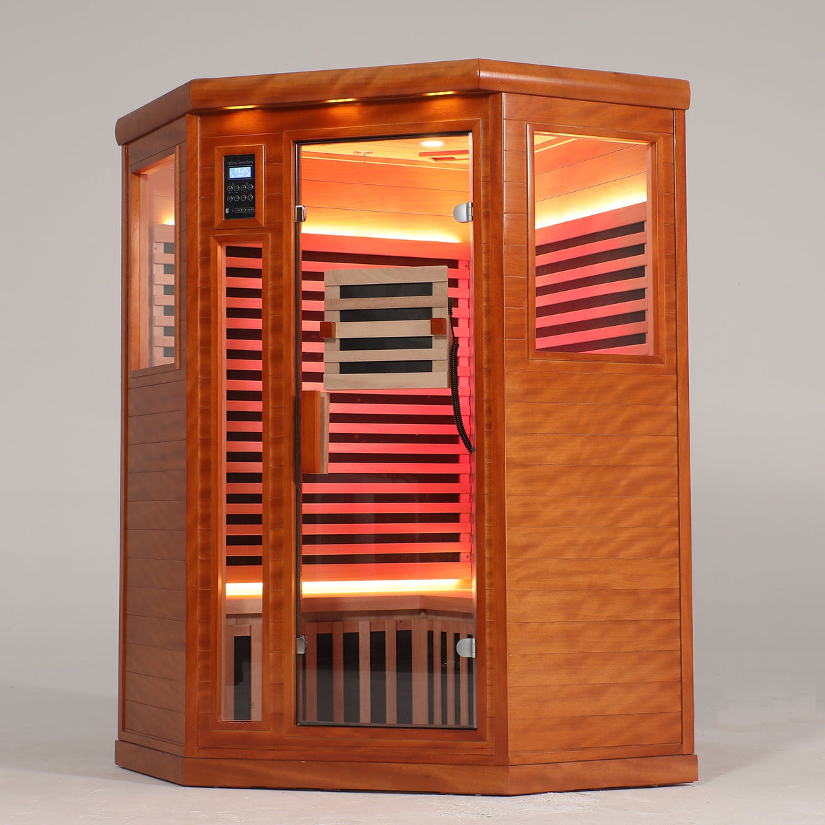 Two-Person Far Infrared Corner Sauna