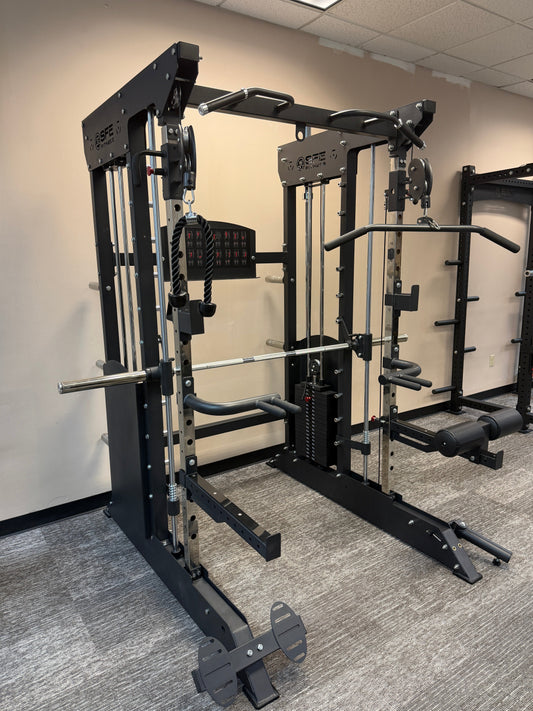 SFE All-in-One Home Gym with Smith Machine & Dual 220 lb Stacks