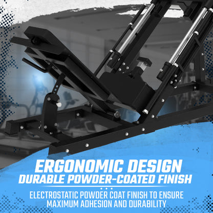 45° Plate-Loaded Leg Press & Hack Squat Combo Machine